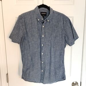 Bonobos Slim Fit Medium Patterned Short Sleeves Button Down